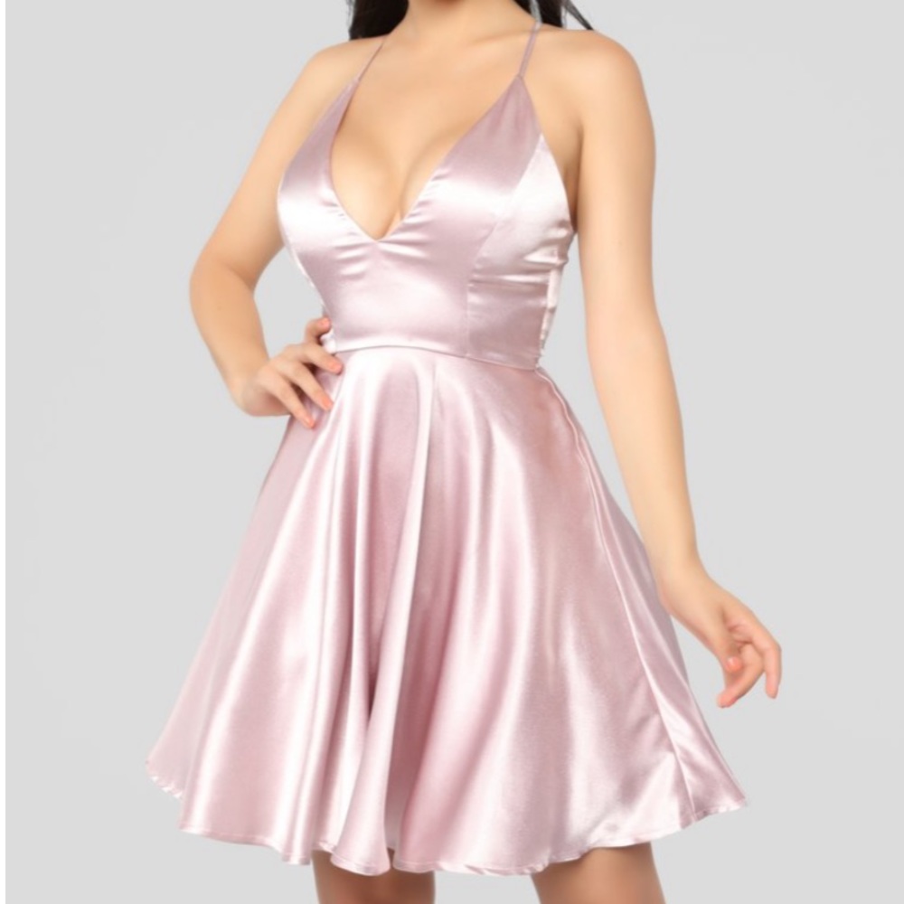 Fashion Nova Silky Dress - Picture 2 of 8